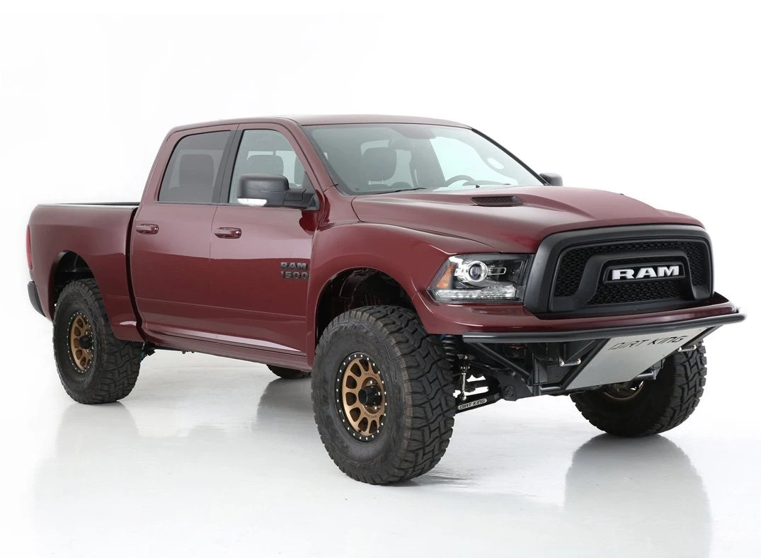 Carbon Fiber 4.5" Flare 2.5" Rise Front Fenders 09-18 Dodge Ram - Click Image to Close